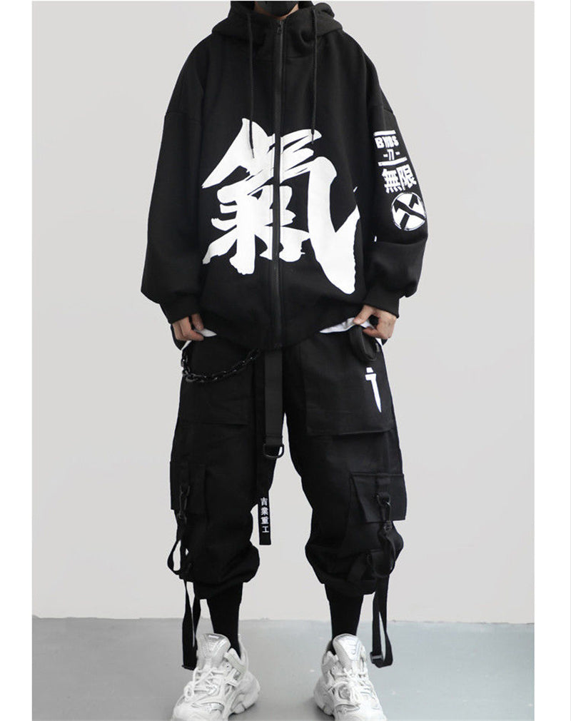 japanese kanji hoodie