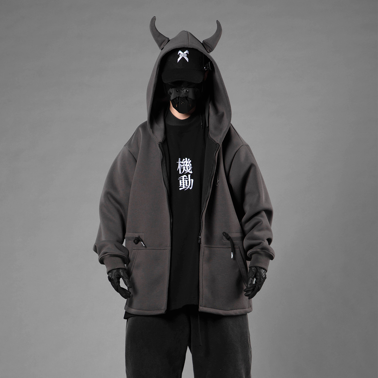 devil horn hoodie