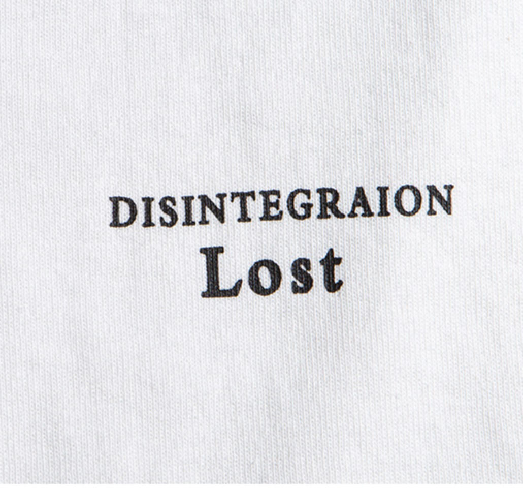 streetwear disintegration tee shirt