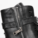 black combat boots with pockets - Vignette | OFF-WRLD