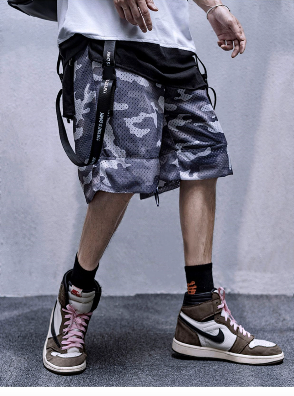 streetwear camo shorts