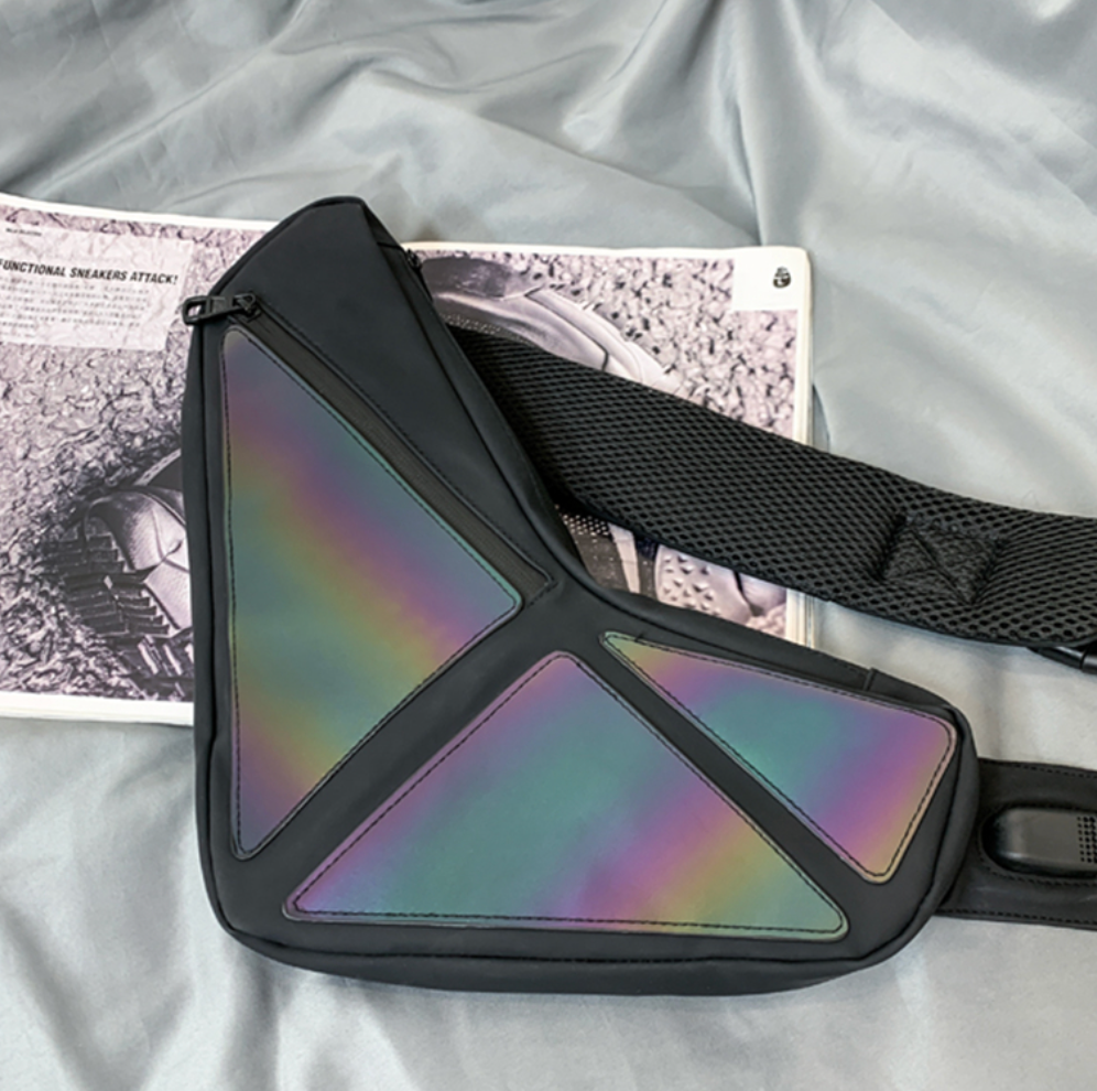 reflective sling bag