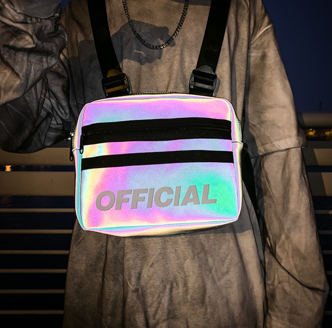 reflective chest bag