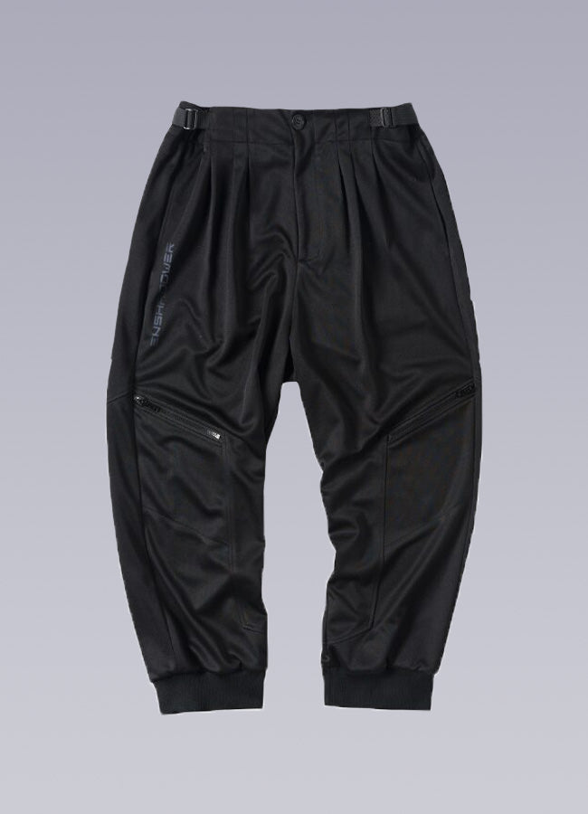 black baggy joggers