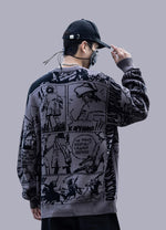 comic book sweatshirt - Vignette | OFF-WRLD