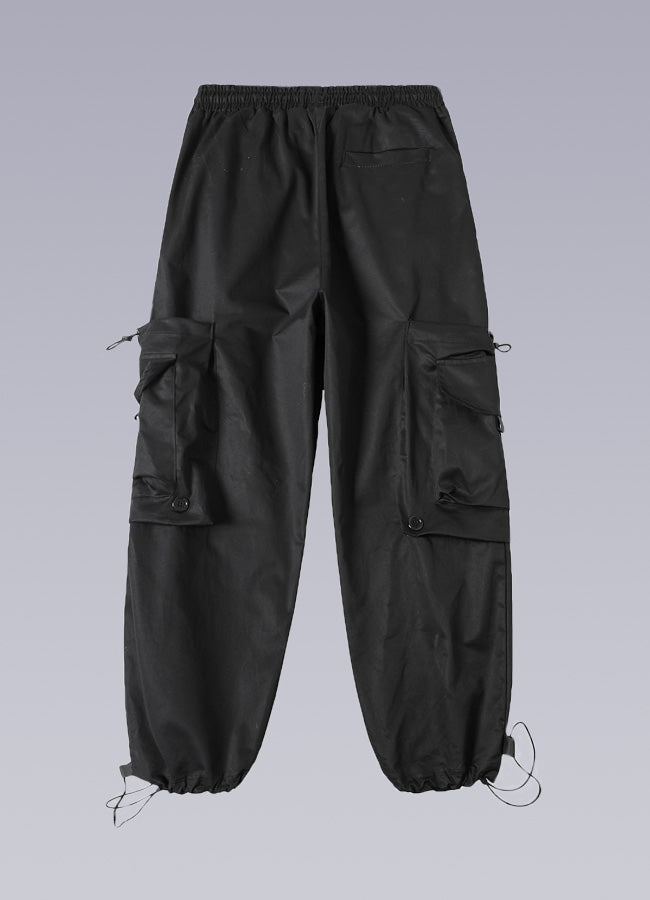 drawstring cargo joggers