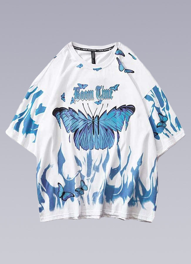 goth butterfly shirt
