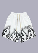 men's flame shorts - Vignette | OFF-WRLD