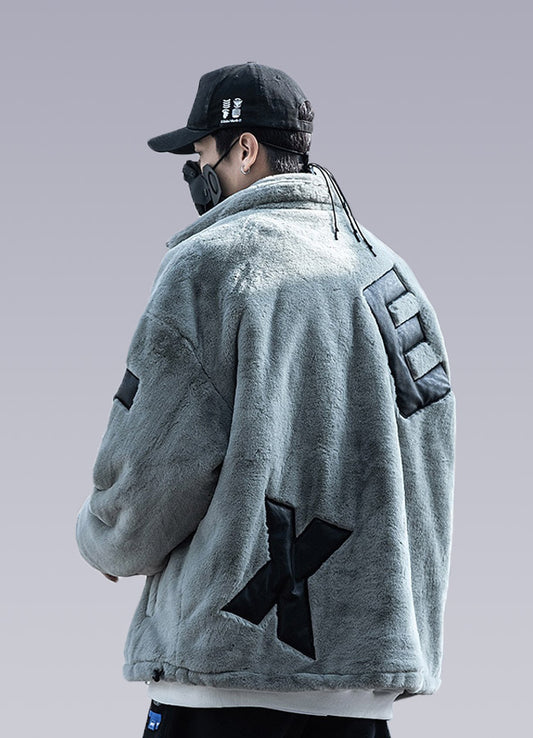 men's fleece jacket streetwear