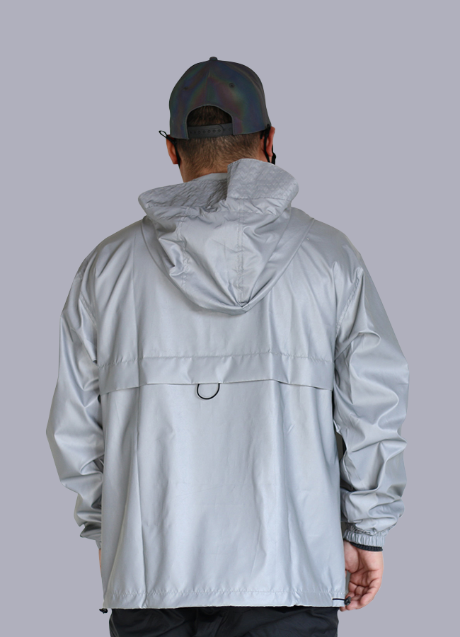mens reflective windbreaker jacket