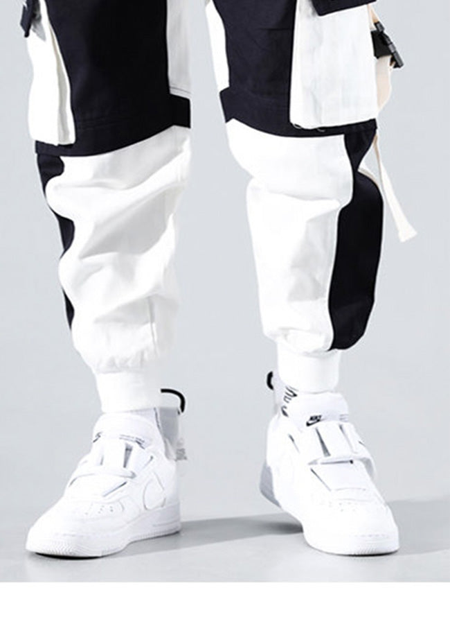 white techwear pants