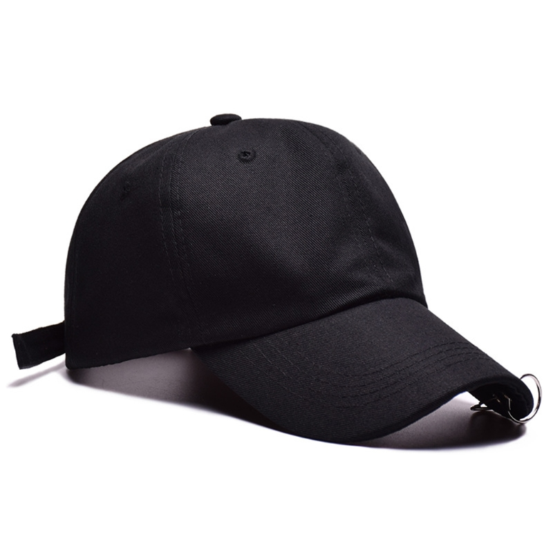 black hat with rings