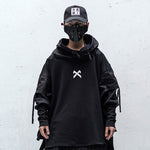 men's streetwear black hoodie - Vignette | OFF-WRLD
