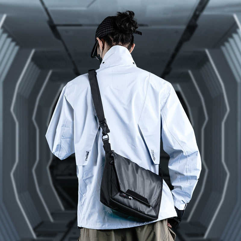 cyberpunk messenger bag