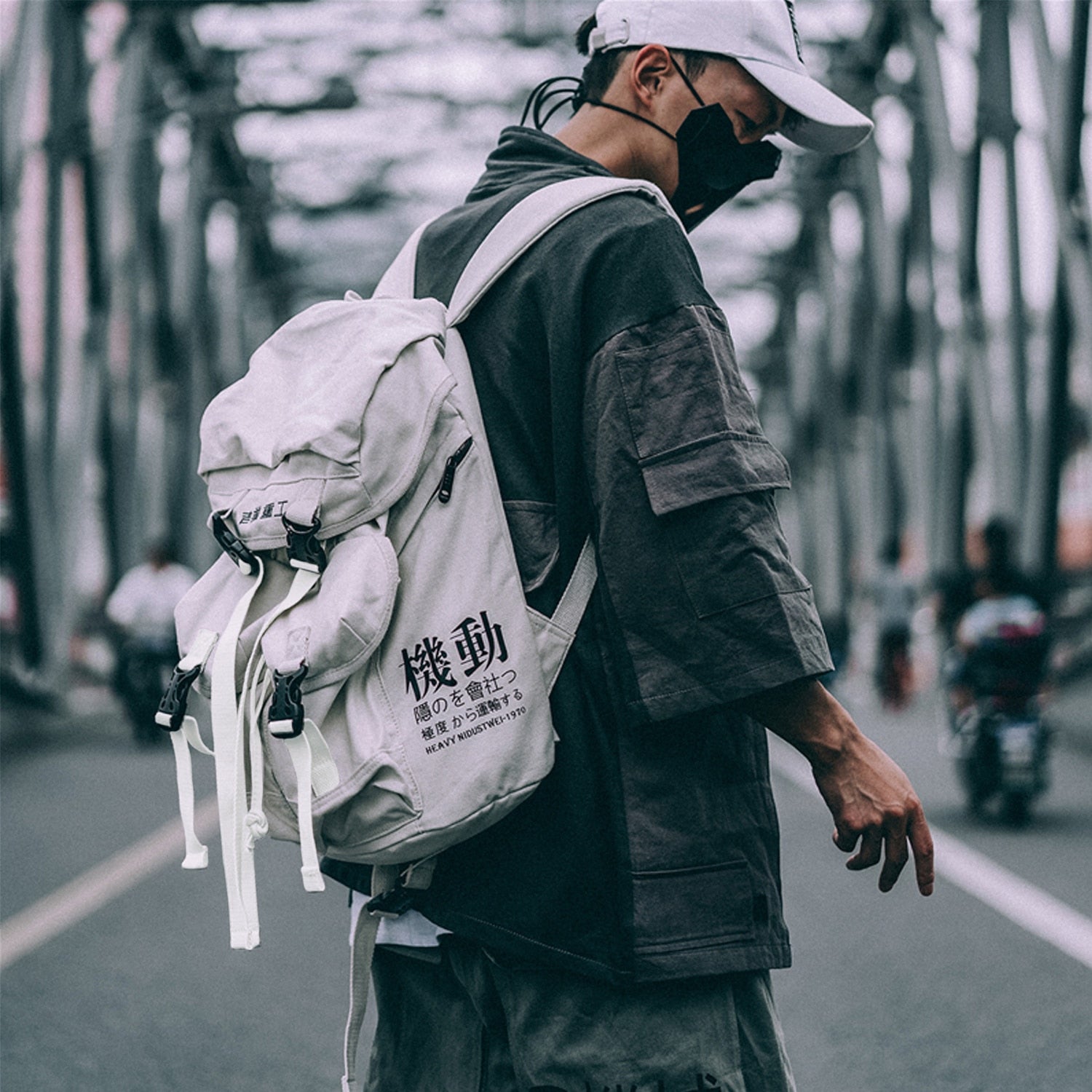 japanese streetwear backpack