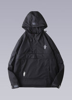 black techwear windbreaker - Vignette | OFF-WRLD