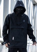 black techwear windbreaker - Vignette | OFF-WRLD