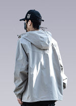 hooded cargo jacket - Vignette | OFF-WRLD