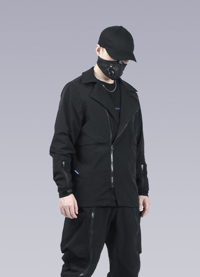 men's technical trench coat