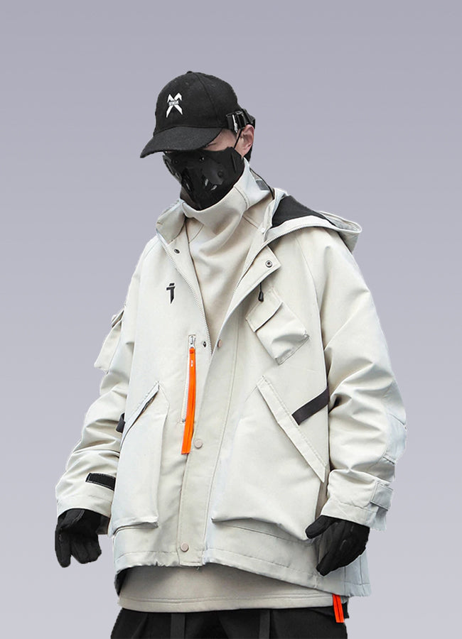 techwear rain jacket